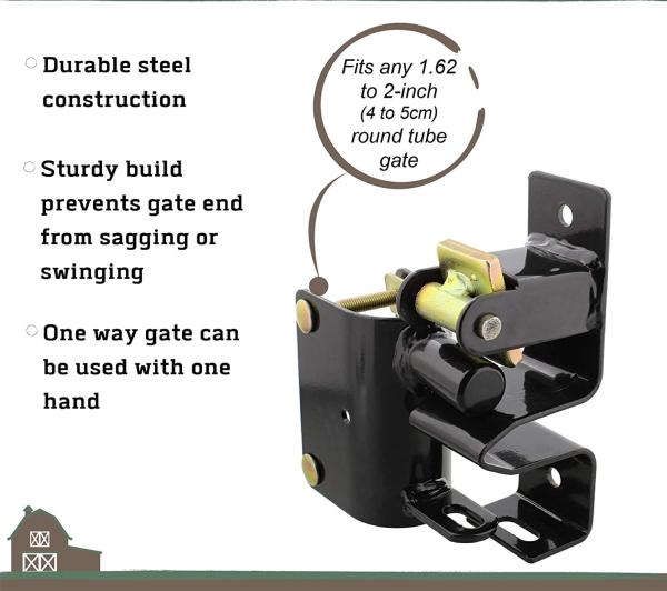 Ferradura de um lado de gado para gado Portão de fazenda à prova d'água Portão de metal para portões de cerca
