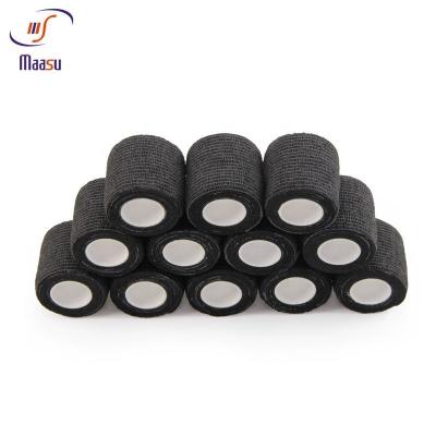 Algodão Gauze Bandage Stretch Breathable Black médico Unpatterned