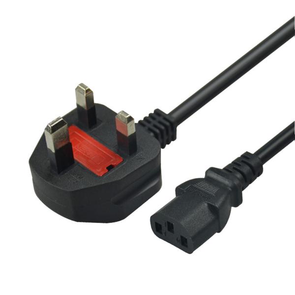 1m-8m Fused UK Power Cord