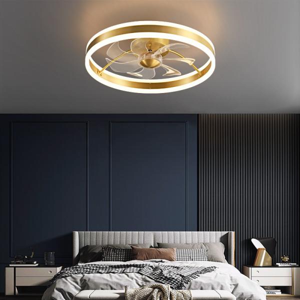 Manufactory Simple Indoor Fan Light Energy Saving Decorative Ceiling Fans With Lights For Living Room