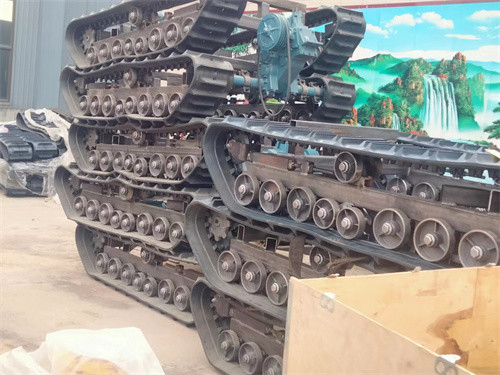 Undercarriage следа резинового Crawler телескопичный для буровой установки машины земледелия мини