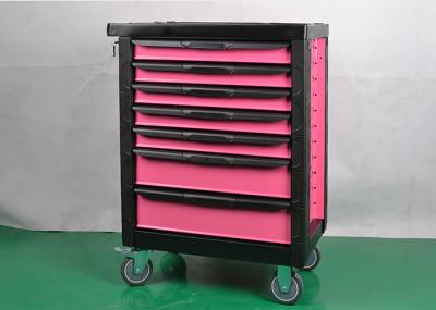 Pink Garage Heavy Duty Premium Tool Chest , Professional Tools Cabinet