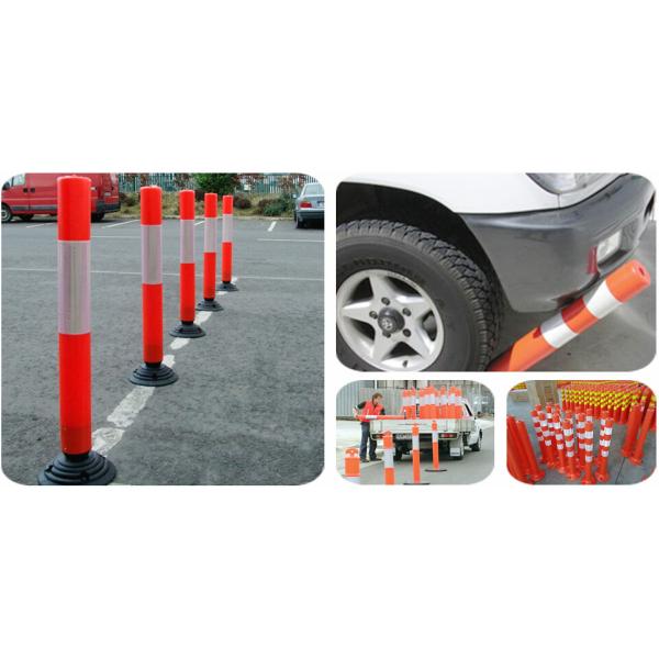 750mm PVC Road Safety Warning Post Flexible Plastic Delineator