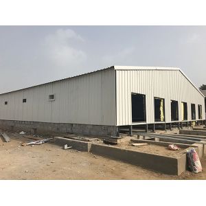 Customized Steel Structure Poultry House Painted Low Cost Steel Poultry Shed