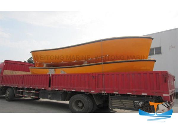 FRP Open Type Lifeboat Solas Approval with Outboard Engine