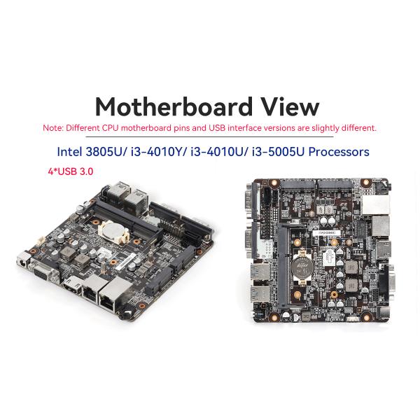 Процессоры серии Intel мини-материнская плата с двойной RJ45 LAN и DDR3L до 8G