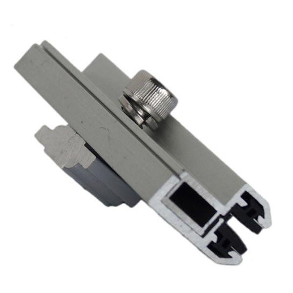 Anti Corrosion Thin Solar Module Clamps Horizontal Vertical Frameless