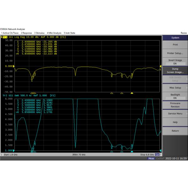 2.4 Ghz External Antenna WIFI Dual Band Antenna 2.4G/5.8G 7dBi 13x200mm