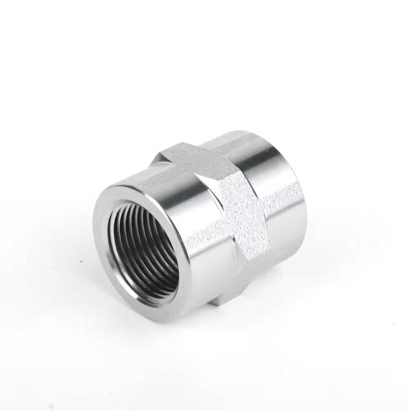 5000 Manufacturer Supply 1/8 To 2 Carbon Steel NPTF Internal Thread Nipple Pipe Joint