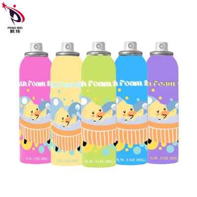 Fruit Fragrance Bath Foam Spray No Stain Formula Shower Foam With 3 Years Shelf Life