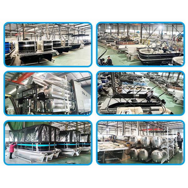 Houseboat Pontoon Boat Tube with Aluminum Construction and Round Design