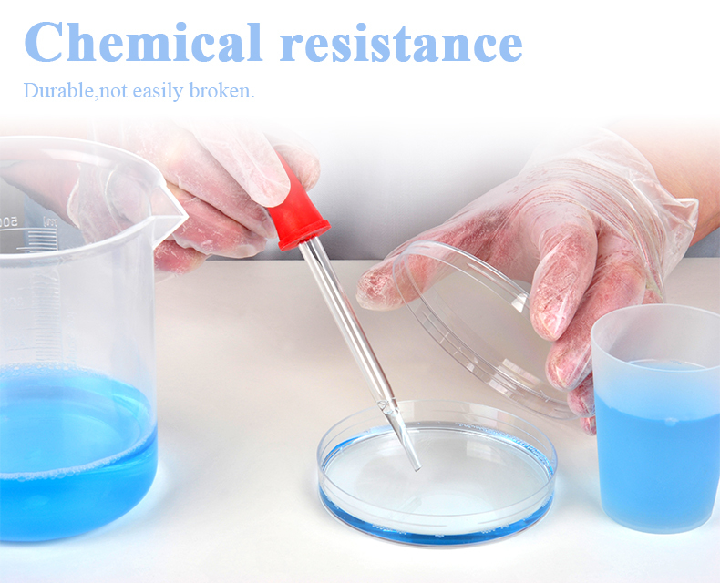 Medical Grade Powder Free Vinyl Exam Gloves Puncture Resistant 5 Mil Vinyl Gloves Durable