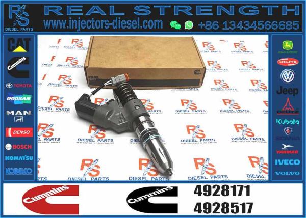 Cummins Inyector de combustible original 4928171 en stock para camiones Kit de reparación de camiones Cummins M11 ISM11 motor diésel Reparación Inyector de montaje