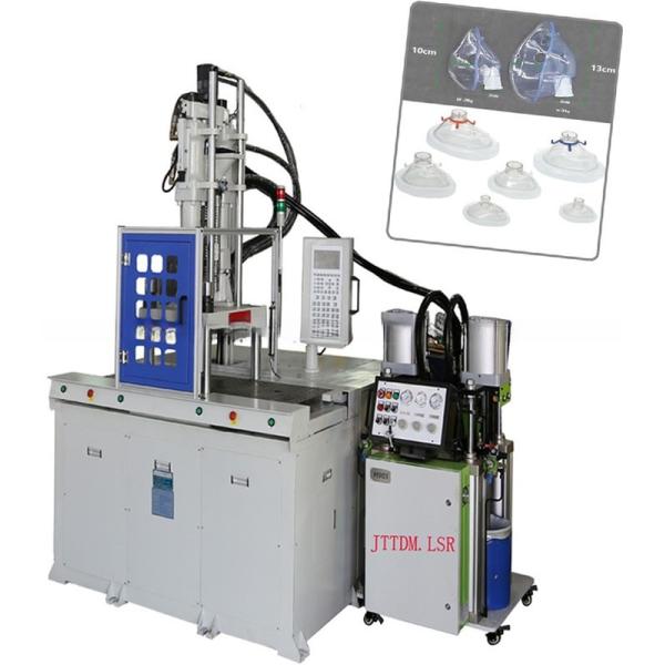 120T Double Slide Table Vertical Injection Molding Machine For High Volume Production