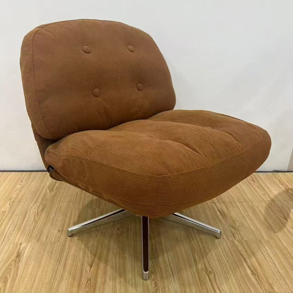 Modern Minimalist Single Seat Lazy Lounge Chair Office Chair Home Living Room Swivel Sofa Chair Recliner Eco-Friendly AcreECO