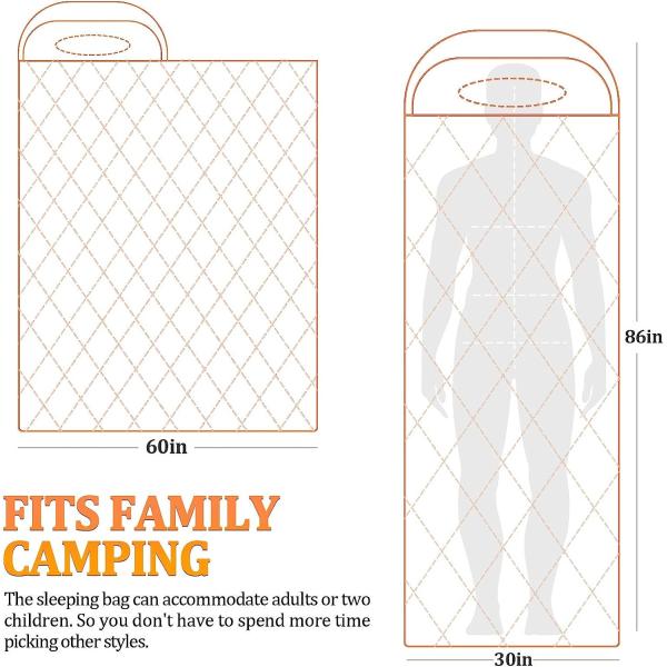 Ultralight Sleeping Bag, Backpacking Sleeping Bag for Adults Youth - Compact Lightweight Waterproof - 3 Season Cool