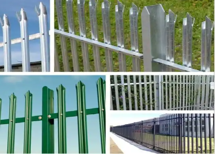 Customizable Steel Metal Palisade Fencing For Commercial Parks Residential Areas