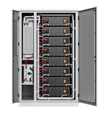 Liquid Cooled Cabinet 372KWh High Voltage LiFePo4 Battey Storage System Modbus TCP IP67 Protection
