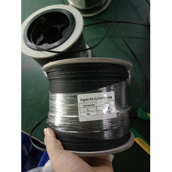 Кабель падения на открытом воздухе оптического волокна ФРП/КФРП, куртка черноты кабеля падения ФТТХ