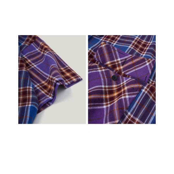 Small quantity clothing manufacturers Polyester Grid Men Shirts