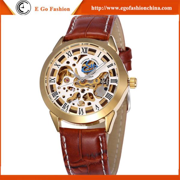 SH12 Hollow Out Skeleton Watch for Man Mechnical Watches Gift Promotional Watch for Mens