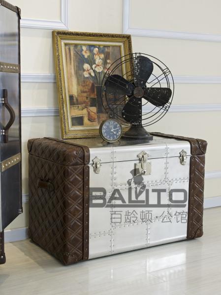 antique aluminium household suitcase furniture