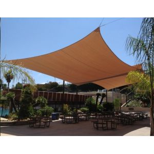 Waterproof Square Sun Shade Sail For Swimming Pool