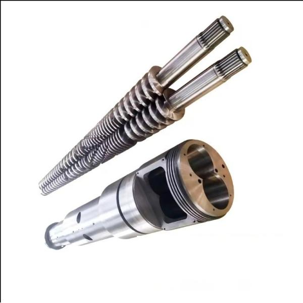 Food Grade Stainless Steel Nitriding Integral Type High-Accuracy Twin Screw Barrel for Extruder