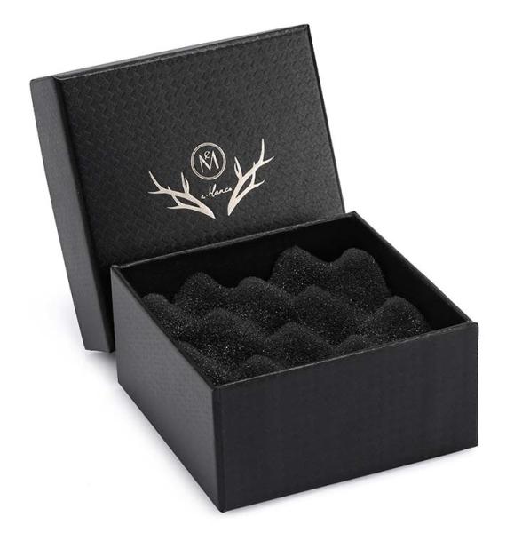 Handmade Jewelry Paper Boxes With Varnishing / Glossy Lamination