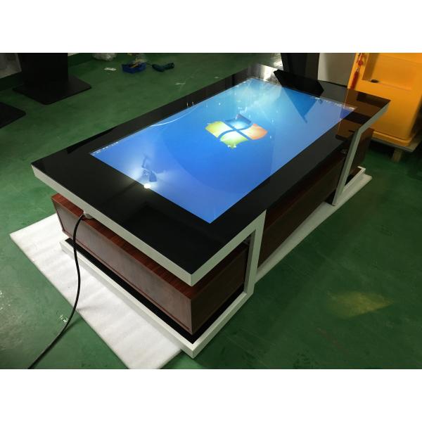 All In One Multimedia Touch Screen Computer Table For Restaurant / Coffee Shop