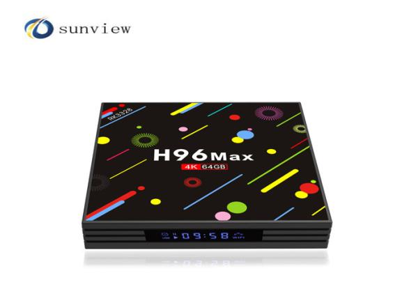 H96 max 4G 64G RK3328 Android 7.1 KODI17.3 with 5G wifi and led screen