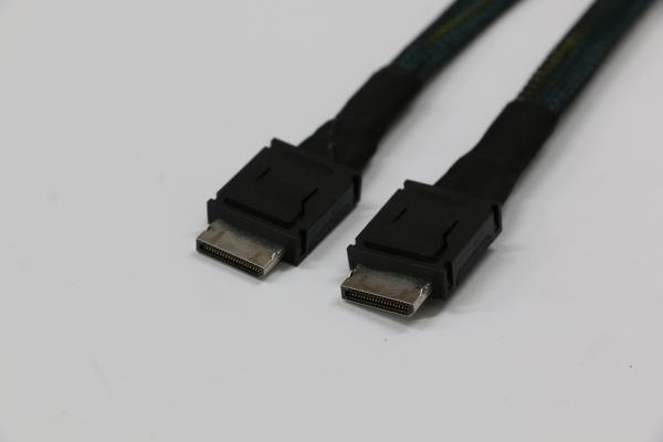 Optimized for High-Speed Data Transfer SFF-8611 4X Dual-Sided SCSI Cable 1000mm Length