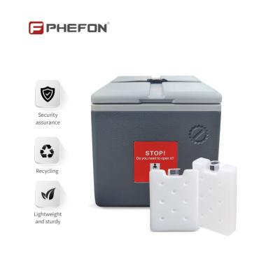 Caixa de transporte de vacinas Frigorífico médico para sangue Caixa de refrigerador de vacinas portátil
