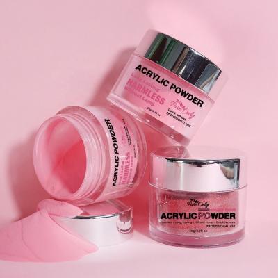 Private Label Acrylic Powder for Nail Excellent Nail Art Effect 30g Acrylic Nails Powder Cover Pink No Need Lamp Holographic