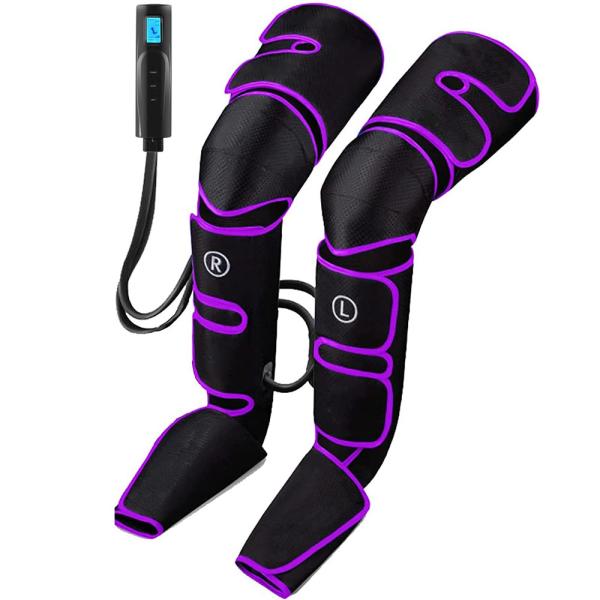 110 - 240V Portable Air Pressure Leg Massager With Compression Circulation Wrap