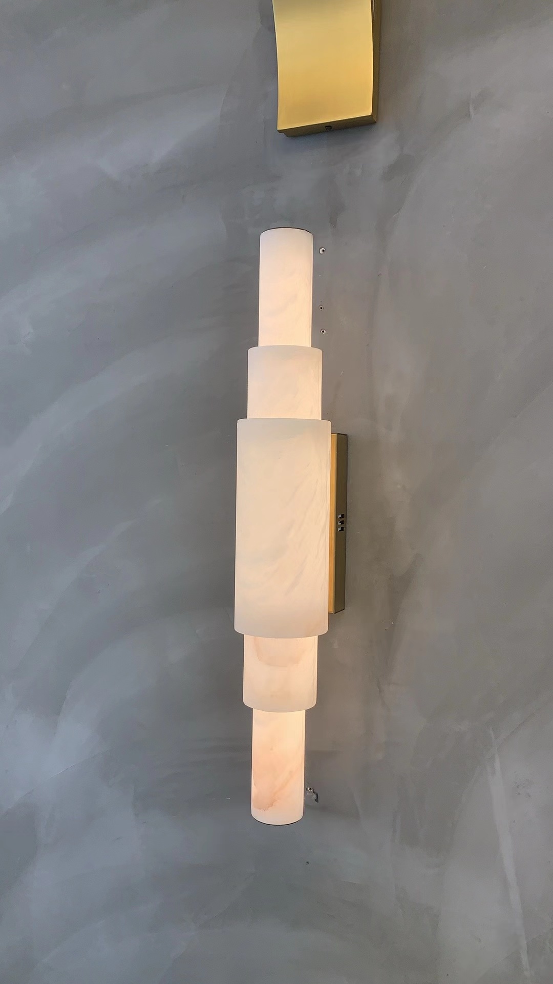 Spanish Natural Cloud Stone Luxury Modern Minimalist Living Room Background Wall Lamp Corridor Lamp Bedside Alabaster Wall Light