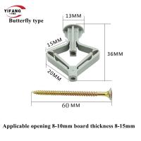 os aviões de 13*36mm datilografam o OEM plástico da tomada de parede da gipsita das âncoras de parede disponível