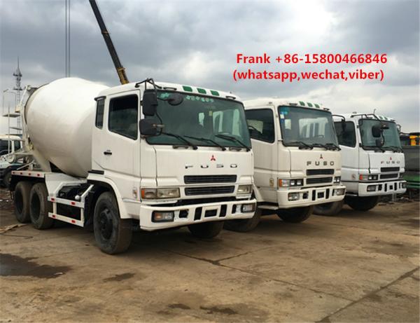 Used Small Load Concrete Trucks , Mitsubishi Mixer Truck Powerful Engine