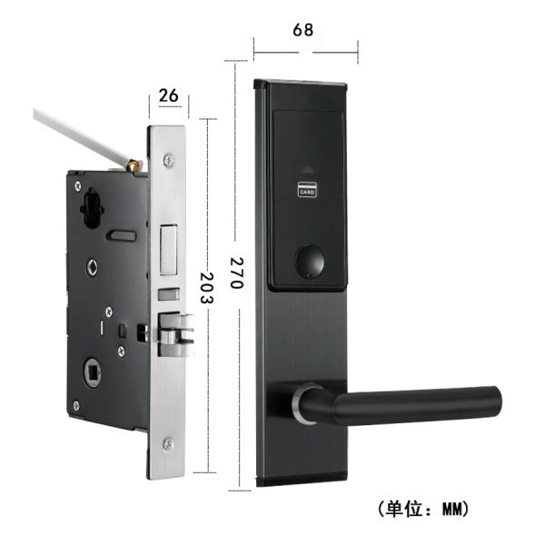 Mortise ANSI нержавеющей стали входного шлюза DC6V гостиницы RFID электронный