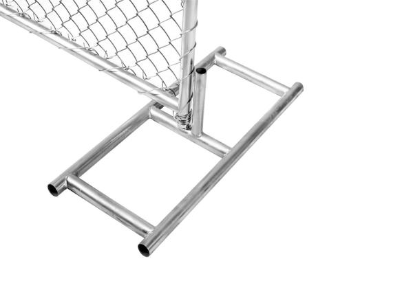 8' x 14'Portable chain link construction fence Tubing 1⅝(42mm)x 1.6mm Thick Cross barce Chain mesh 2¼x2¼(57mmx57mm)