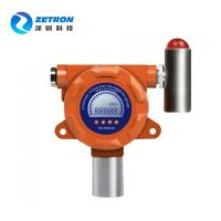 Controlo a distância infravermelho em linha fixo do detector de gás do alarme visual audível