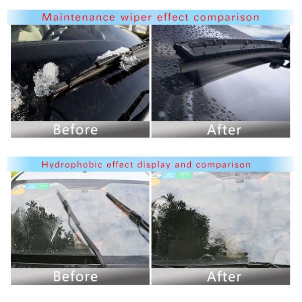 Anti Freeze Car Glass Cleaner Fluid For Windshield Crystal Clear 500ml