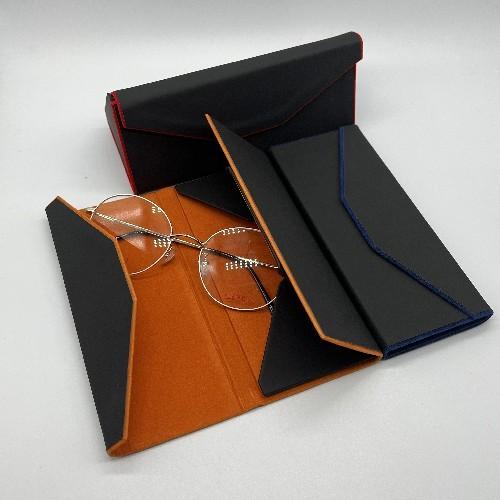 Bespoke Logo Foldable Sunglasses Case Glasses Unisex Triangular Multicolor