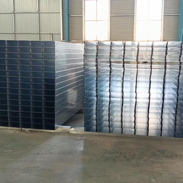 Zinc Coated Galvanized GI Cable Tray Wire Trunking Wall Mounted 500mm
