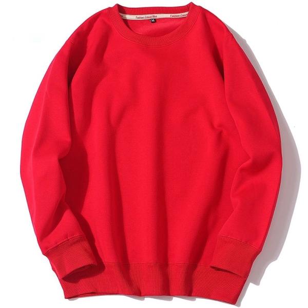 Autumn Mens Crew Neck Sweatshirts , Oversized Round Neck Sweater Regular Sleeve