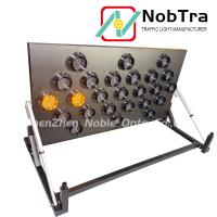 Tabelas de seta LED portáteis com 25 lâmpadas para melhorar a segurança do veículo