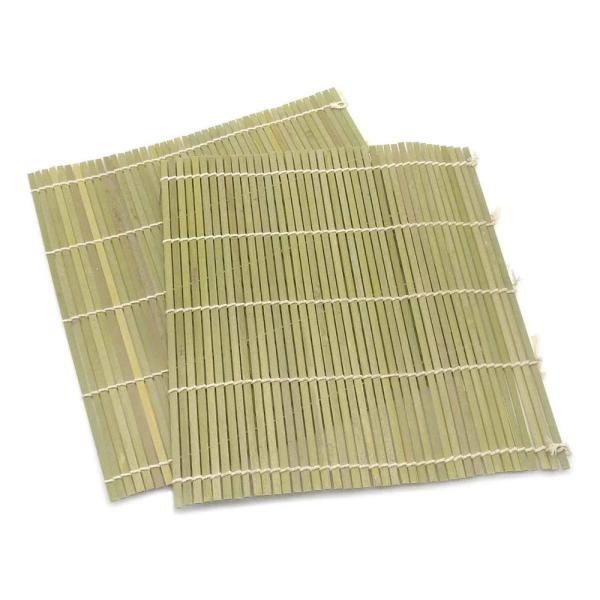 o rolo de bambu 27cm verde do sushi de 24cm para faz o rolamento japonês do sushi
