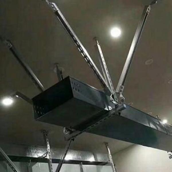 Silver Anodized Duct Electrical Seismic Bracing Fire And Earthquake Resistance