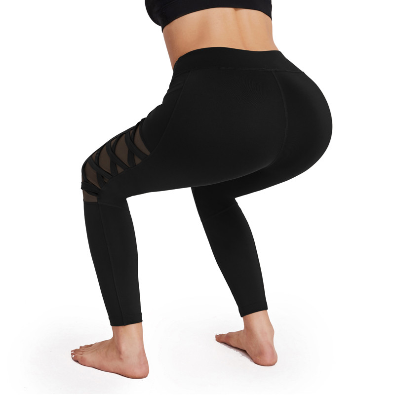 Безшовная йога полиэстера задыхается гетры Sportswear фитнеса Breathable ударопрочные