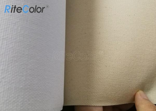 360gsm 42 Inch White Fine Art 100% Cotton Artist Canvas Roll For Inkjet Print